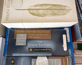 Assorted Paper and Mailing Supplies