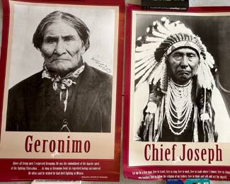 Geronimo and Chief Joseph Portrait Posters