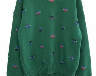 Eddie Bauer 100% Cotton Crewneck Sweater