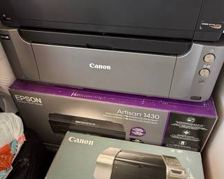Epson Stylus Photo R2000, Canon PIXMA PRO-100, Epson Artisan 1430, and Canon PIXMA IP6000D Photo Printers