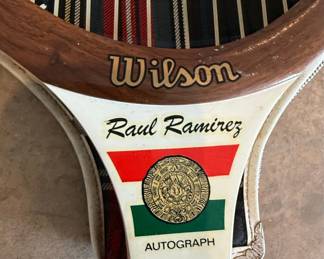 Wilson Jack Kramer Autograph & Raul Ramirez Autograph Tennis Rackets