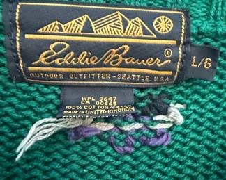 Eddie Bauer 100% Cotton Crewneck Sweater