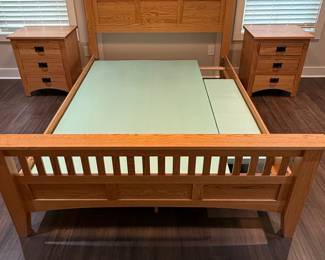 Troyer Ridge Mission Style Oak Bedroom Set