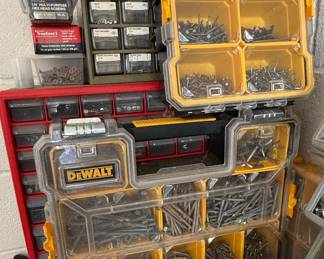 DeWalt TSTAK and Pro Organizer Set with Assorted Hardware