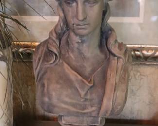 Neoclassical Bust 17" H $80 or Best Offer