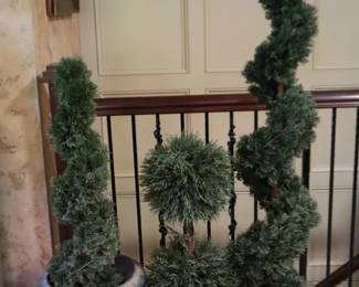 Three Faux Topiaries $80 or Best Offer