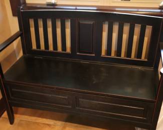 Wooden Storage Bench 49" L $95 or Best Offer