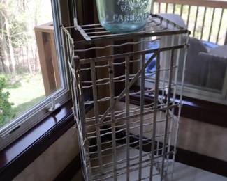 Antique French Wine Rack Cage 44" H $395 or Best Offer