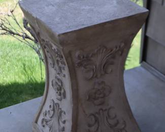 Concrete Plinth / Plant Stand 20" H $65 or Best Offer