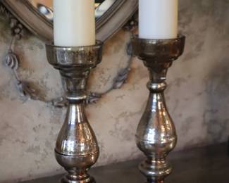 Candlestick Pair 15" H $35 or Best Offer