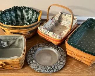 Longaberger Baskets  Plate