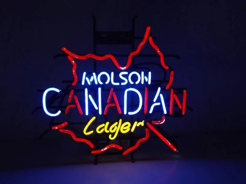 Vintage WORKING Molson Lager Neon Sign
