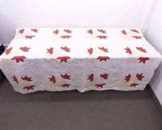 Hand Stitched 75" Patchwork Quilt