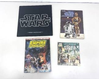 MINT Condition Star Wars 2 Album Set and Books