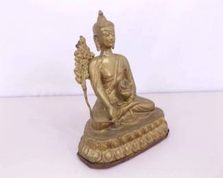 Antique (Quite Old) 7.5" Brass Buddha