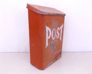 Vintage Metal POST Mailbox