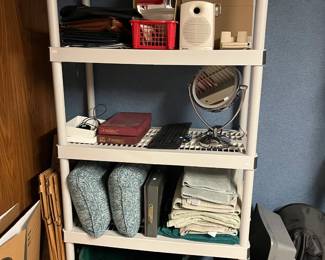 Storage Shelves, Misc Items