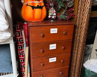 Tall Dresser, Holiday Deccor