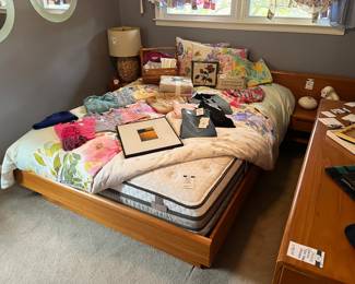 Jesper Danish Teak Queen Bedframe, Jesper Danish Teak Dresser