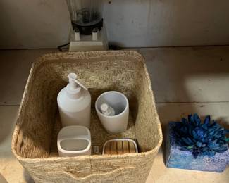 Basket, Bathroom Items 