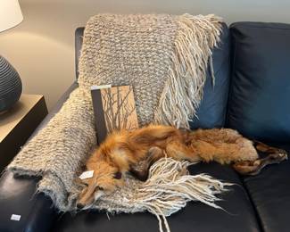 Throw Blanket, Fox Skin