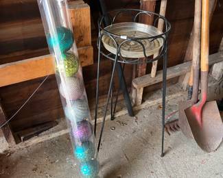 Christmas Ornaments, Planter Stool