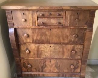 Walnut Veneer Chest of Drawers