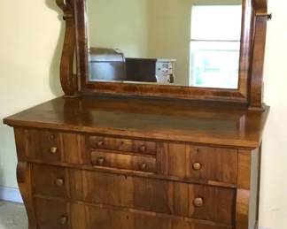 Walnut Veneer Dresser