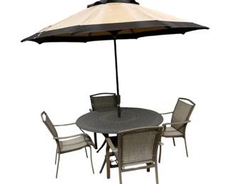 Metal Mesh Patio Set
