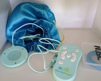 Womb music, belly speaker and controller