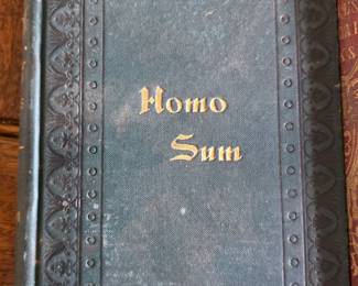 Homo Sum A Novel by Georg Ebers