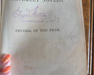 Collection of thCentury Books Thomas Campbell, Erlach Court, and Waverley Novels third image