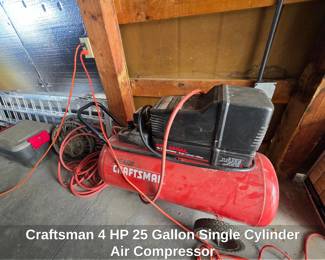 Craftsman HP Gallon Single Cylinder Air Compressor