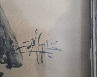 Antique French Ink Drawing of a Woman by Henri Pille second image