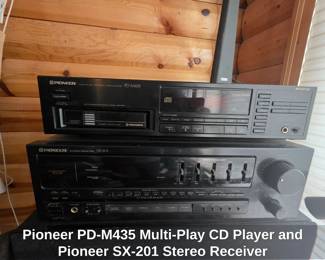 Pioneer PDM MultiPlay CD Player and Pioneer SX Stereo Receiver