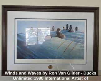 Winds and Waves by Ron Van Gilder  Ducks Unlimited International Artist of the Year