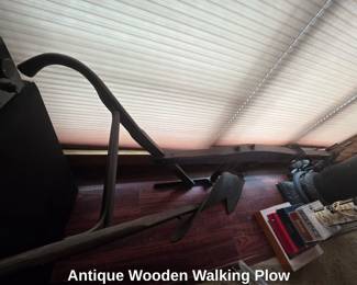 Antique Wooden Walking Plow