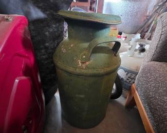 Vintage Metal Milk Can
