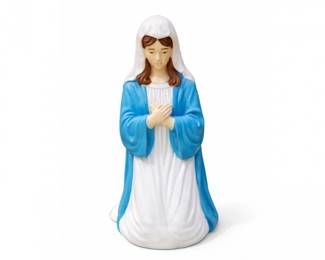 19 VintageEmpireMaryNativityBlowMoldLighted