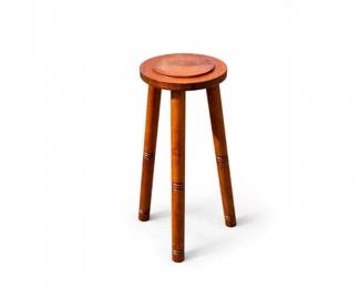 7 VintageMidCenturyModernWoodPedestalStand