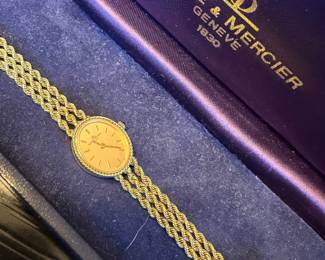 Baume & Mercier 14k watch 