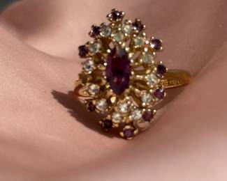 Demi-fine 14k gold filled ring