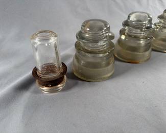 Rare glass insulators