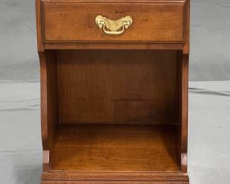 Solid maple end table