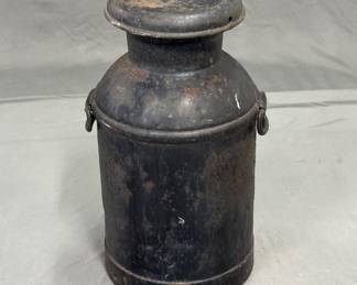 Large antique milk can