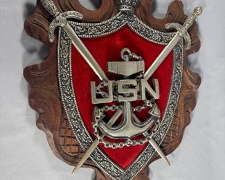 United States Navy commemorative plaque
