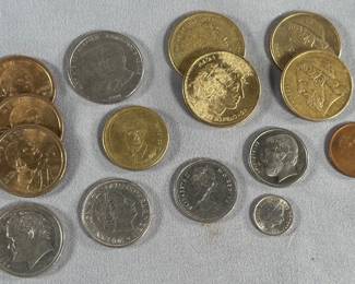 Sacajawea coins and foreign coins