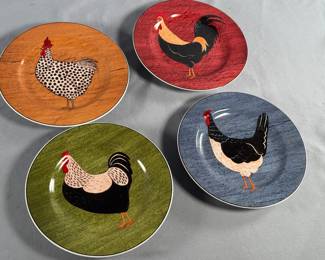 Chicken decorative plates