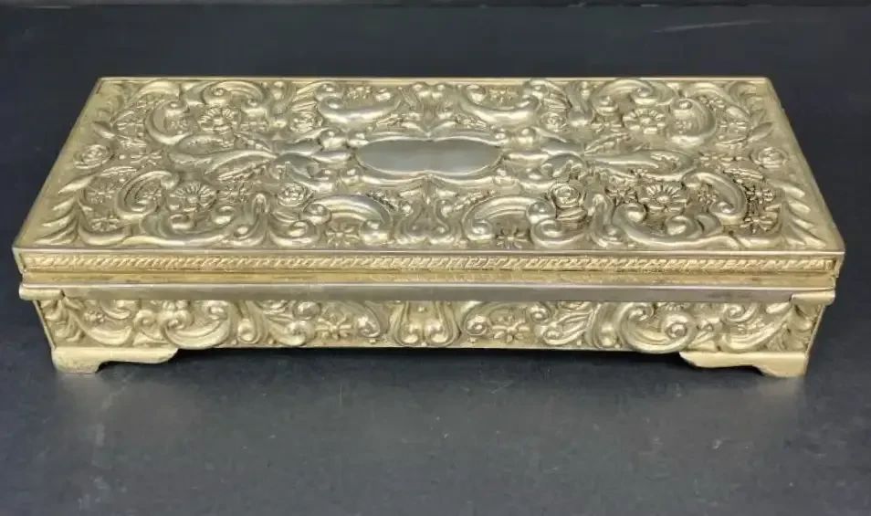 PM015 Silver Godinger Decorative Jewelry Box