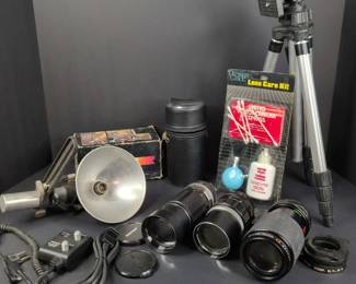 MD010 Canon and Minolta Lenses, Photographers Gear